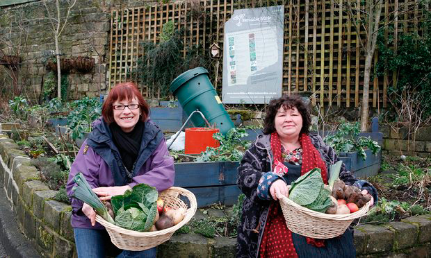 Pam Warhurst e Mary Clea