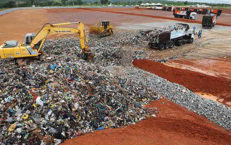 Aterro Santário de Brasília, Brasília, DF, Brasil 17/1/2017 Foto: Gabriel Jabur/Agência Brasília.