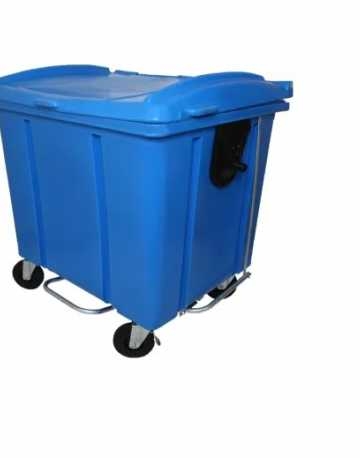 Container de Lixo 1.000 Litros com Pedal Frontal - Rotomoldado